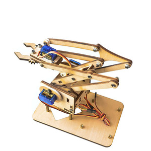 SG90 MG90S 4 DOF Unzusammenfassend Acryl Mechanischer Arm Roboter Manipulator Klauen hersteller Pädagogisches Lernen DIY Kit Roboter