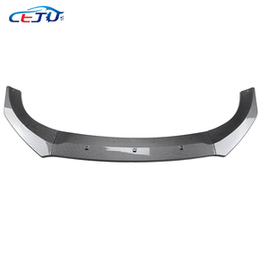 Car Front Bumper Lip Cover Trim Body Kit Spoiler Diffuser Splitter Guard Protection for Ford <strong>Fiesta</strong> MK8 2018-2021 - Product Image 5