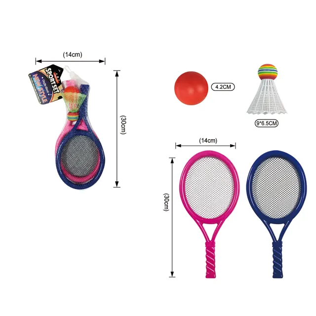 야외 비치 게임 스포츠 장난감 미니 테니스 라켓 장난감 어린이 플라스틱 라켓