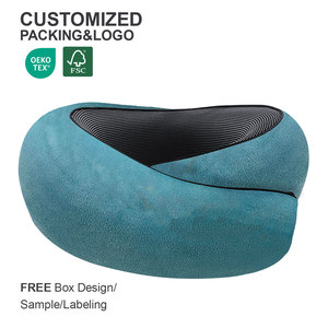 Xu Hướng Sản Phẩm 2025 New Arrivals Tùy Chỉnh Chuyến Bay Bộ Nhớ Bọt U Hình Dạng Hỗ Trợ Cổ Du Lịch Bọc Cuộn Gối Cho Máy Bay - Product Image 2