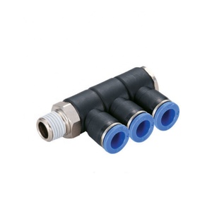 G-Thread Five <strong>Way</strong> One Touch Pneumatic Quick Tube Connector Push in Fitting - Product Image 6