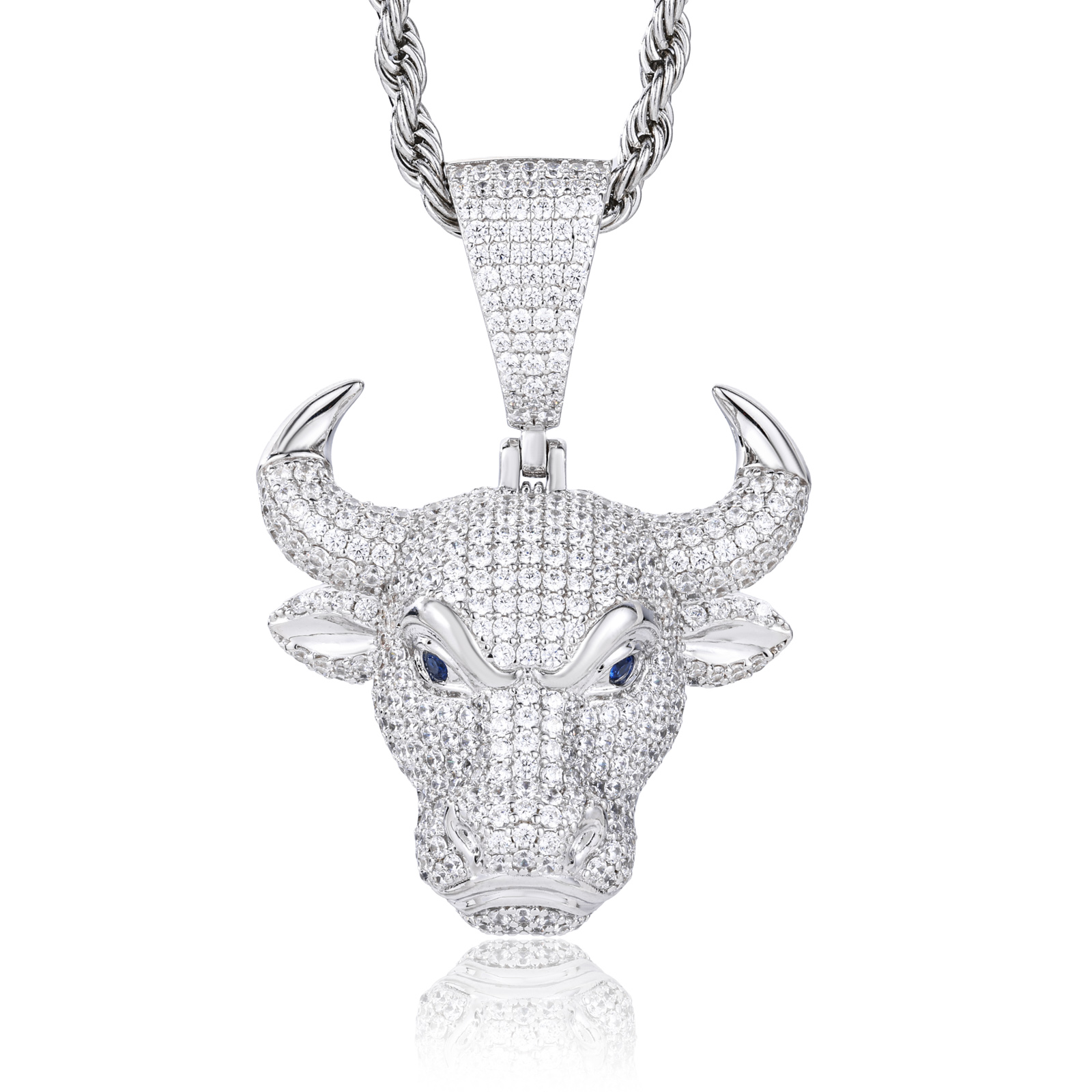 S925, Moissanite - White Gold