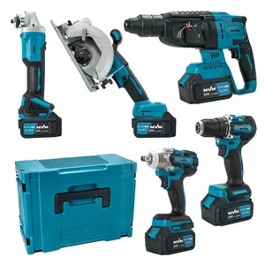 <strong>6</strong> in <strong>1</strong> 8 in <strong>1</strong> Available for MKT Combo Power Tools 4 <strong>Kits</strong> Tool Set 21v V Cordless Drills Battery DIY - Product Image 6