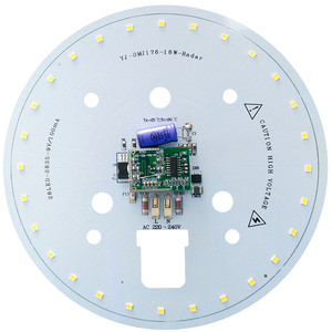 Заводская поставка 110 В лм/Вт SMD AC DOB Driver LED модуль печатная плата для светодиодного радарного датчика движения потолочный светильник - Product Image 1