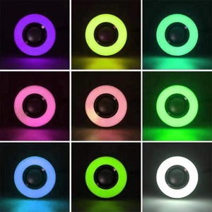 Akıllı ev aydınlatma uzaktan kumanda renkli LED ampul AC 85-260V 9W ses aktif müzikli ışık ampul parti olay tatil aydınlatma - Product Image 3