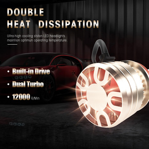HAIZG fabrika yeni Model doğrudan satış LED araba ışıkları yüksek kaliteli XM70 yüksek güç LED H4 araba led far - Product Image 2