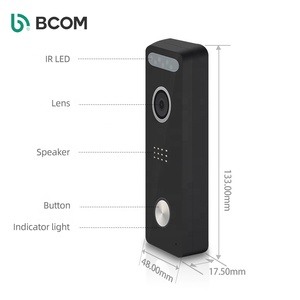 Bcomtech-sistema de apertura de puerta, interfono Visual, Monitor Poe, red de oficina, Wifi, Ip, Monitor de estación interior, cuerpo de Metal IP65, 1080P - Product Image 4
