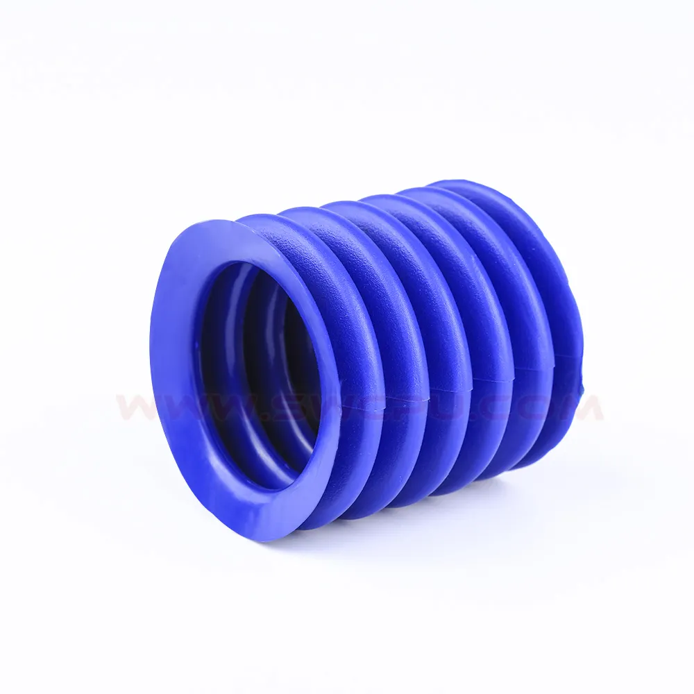 Couvercle de soufflet en plastique moulé de haute qualité personnalisé Tube de soufflet en plastique de grand diamètre