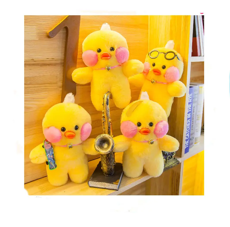 hot popular ins cartoon yellow duck stuffed plush toy cute funny duck toys