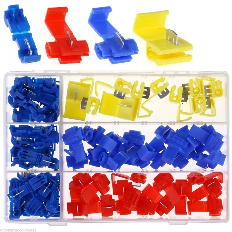 85Pcs Assortiti Rapida Splice Saldatura a Filo Car & T-Tap Connettore Elettrico Kit