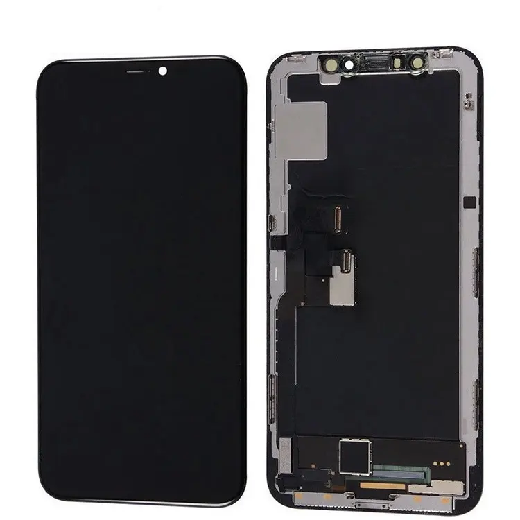 Tela lcd da china para o iphone x fornecedor display peças oem foxconn fabrica 100% original touch digitizer