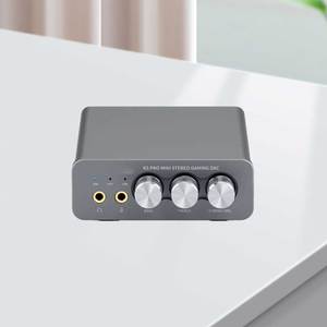 OSWELL K5 Pro Audio decodificador amplificador salida de micrófono compatible con entrada tipo C/fibra/coaxial