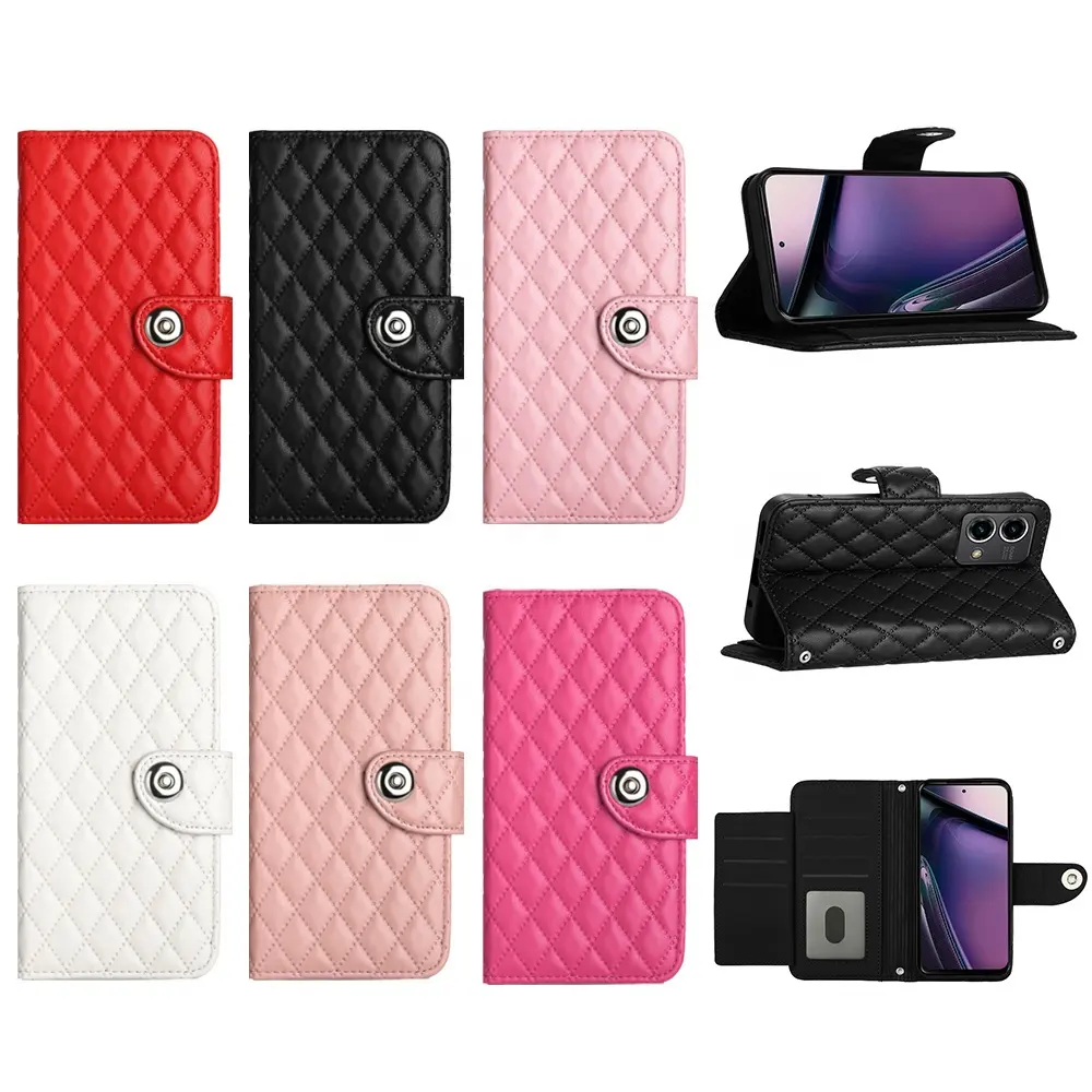 Bán Buôn Chống Sốc PU Lật Wallet Chủ Thẻ Điện Thoại Da Trường Hợp Đối Với Motorola G Stylus 4G 5G 2022 2023 G84 G14 E13 G53 G23 G13