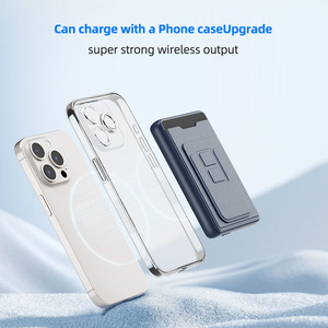 2 in 1 manyetik kablosuz 15W Mini taşınabilir şarj cihazı standı taşınabilir 5000mAh şarj PD20W hızlı şarj pil paketi Apple için Fit - Product Image 4
