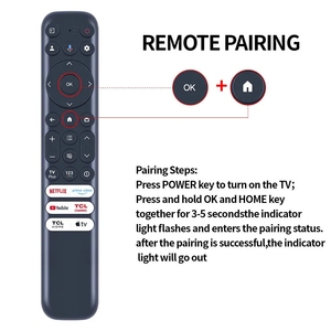 Telecomando vocale originale per telecomando Smart TV TCL RC813 FMB1 con microfono integrato In App Ne-tflix TV - Product Image 2