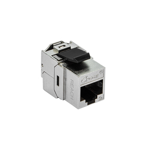 Mini tip kısa vücut Cat6A Keystone Jack RJ45 çoğaltıcı modüler Jack Cat6 Jack RJ45 modülü - Product Image 4