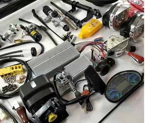 低速電気自動車コンプリートシャーシパーツキットフロント/リアホイールディファレンシャルアクスル48v3kwブラシレスDCモーター/コントローラー - Product Image 4