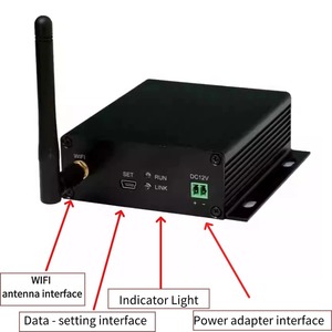 Aktiver elektronischer RFID-Etiketten leser RS485 zu Ethernet Serial Port Converter Suchen Sie den RF-Transceiver-Typ der Lesekarten-Basisstation
