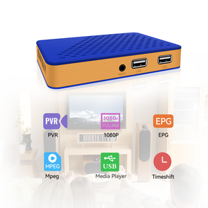 Liberia เครื่องรับสัญญาณดาวเทียม1080P FTA, อุปกรณ์เสริมทีวี dvb-s2กล่องรับสัญญาณ CCCam แบบ Full HD - Product Image 1