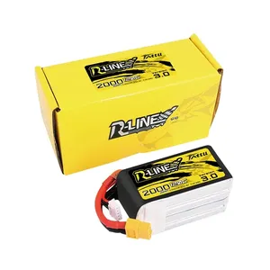 Tattu R-Line เวอร์ชัน3.0 V3 1300/1400/1550/1800/2000mAh 120C 4S 6S 4.2V LiPo แบตเตอรี่ XT60ปลั๊ก FPV โดรนแข่งขัน RC Quadcopter - Product Image 6