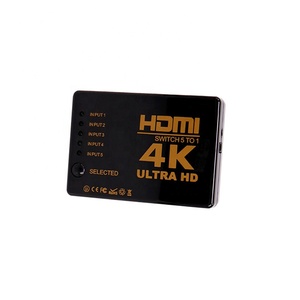 <strong>5</strong> Port HD MI <strong>Switch</strong> <strong>5</strong> in <strong>1</strong> Out HDTV Switcher 3D 1080p 4K Selector Splitter Hub With IR Remote Controller - Product Image 6