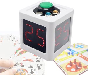4 schermo laterale 2 cifre Display orologio colpo cubo Poker Timer conto alla rovescia cronometro preimpostato Timer per Poker scacchi giochi da tavolo Mahjong - Product Image 5