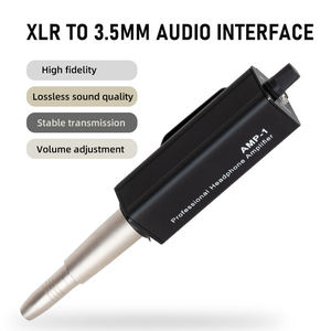 AMP-1 Mini amplificador de auriculares de diseño compacto portátil profesional XLR a interfaz de Audio de 3,5 MM amplificador de Audio HiFi