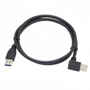 高速5Gbps 90度左角USB 3.0 A至b型公端口定制90度右左角usb A公到b型公 - Product Image 1