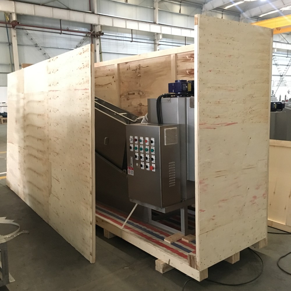 تخصيص شريط معالجة مياه الصرف الصحي نوع الأسطوانة الدوارة 0.37-1.5kw 5