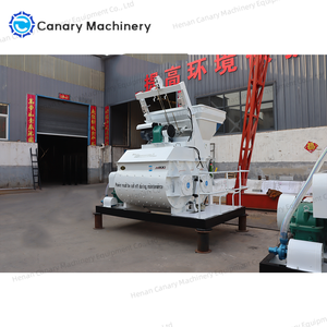 Js Series 750L Capacity Twin Shaft Automatic Forced Concrete <strong>Mixers</strong> 35r/min Core Component Motor - Product Image 1
