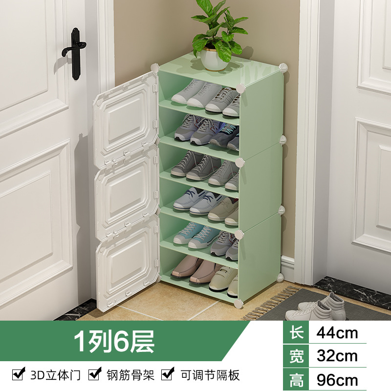 1 column, 6 floors