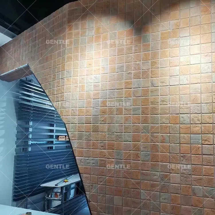 मूल शैली टेरा कॉटा बाहरी दीवार और फर्श की सजावट सिरेमिक मोज़ेक टाइल्स