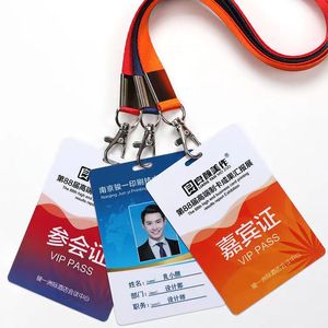 定制学生员工身份证智能射频识别聚氯乙烯会员贵宾活动入口徽章，用于门禁 - Product Image 5