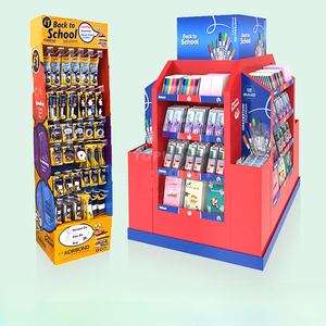 Holidaypac Custom Retail Shop Cardboard Book <strong>Display</strong> Rack Pen <strong>Counter</strong> <strong>Display</strong> Stationery <strong>Paper</strong> <strong>Hook</strong> <strong>Display</strong> - Product Image 1