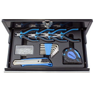 117pc ev DIY ve garaj mekaniği araç kiti seti. Bir Metal araç kutusu prizler, anahtarlar, pense ve popüler araçlar. OEM ODM hazır - Product Image 6