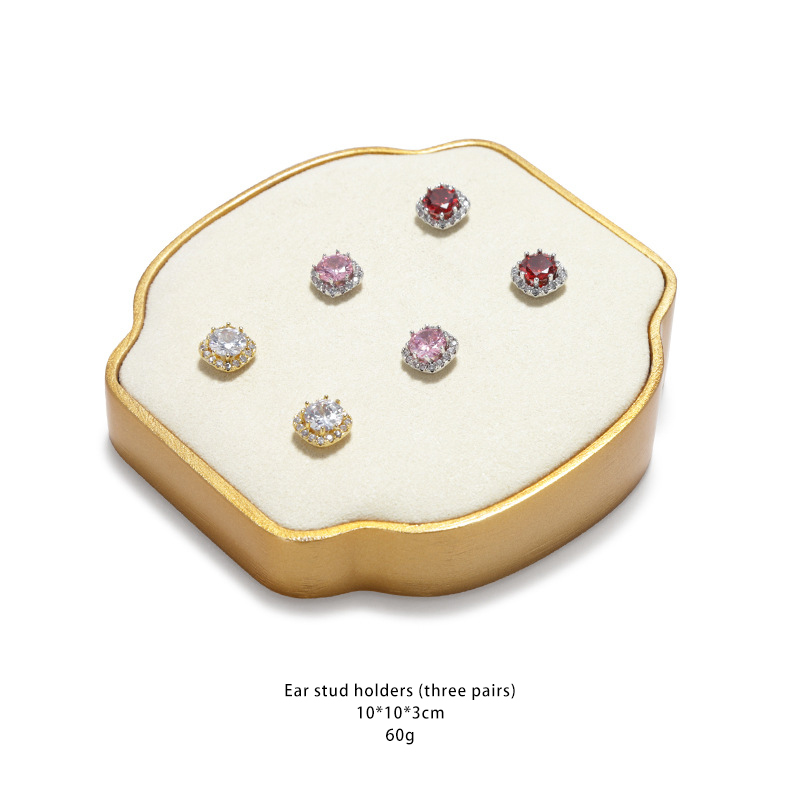 Ear stud holders (three pairs)