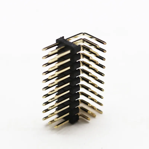 Ücretsiz örnekleri 2.54mm aralığı yüksekliği 2.5mm üçlü sıra erkek başlık sağ açı pin başlık üçlü sıra sağ açı bağlayıcı - Product Image 3