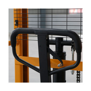 Haizhili 1 T 1.6m中国手動パレットスタッカー1トン油圧手動ハンドポータブルスタッカーフォークリフトスタッカーリクレーマー販売 - Product Image 6