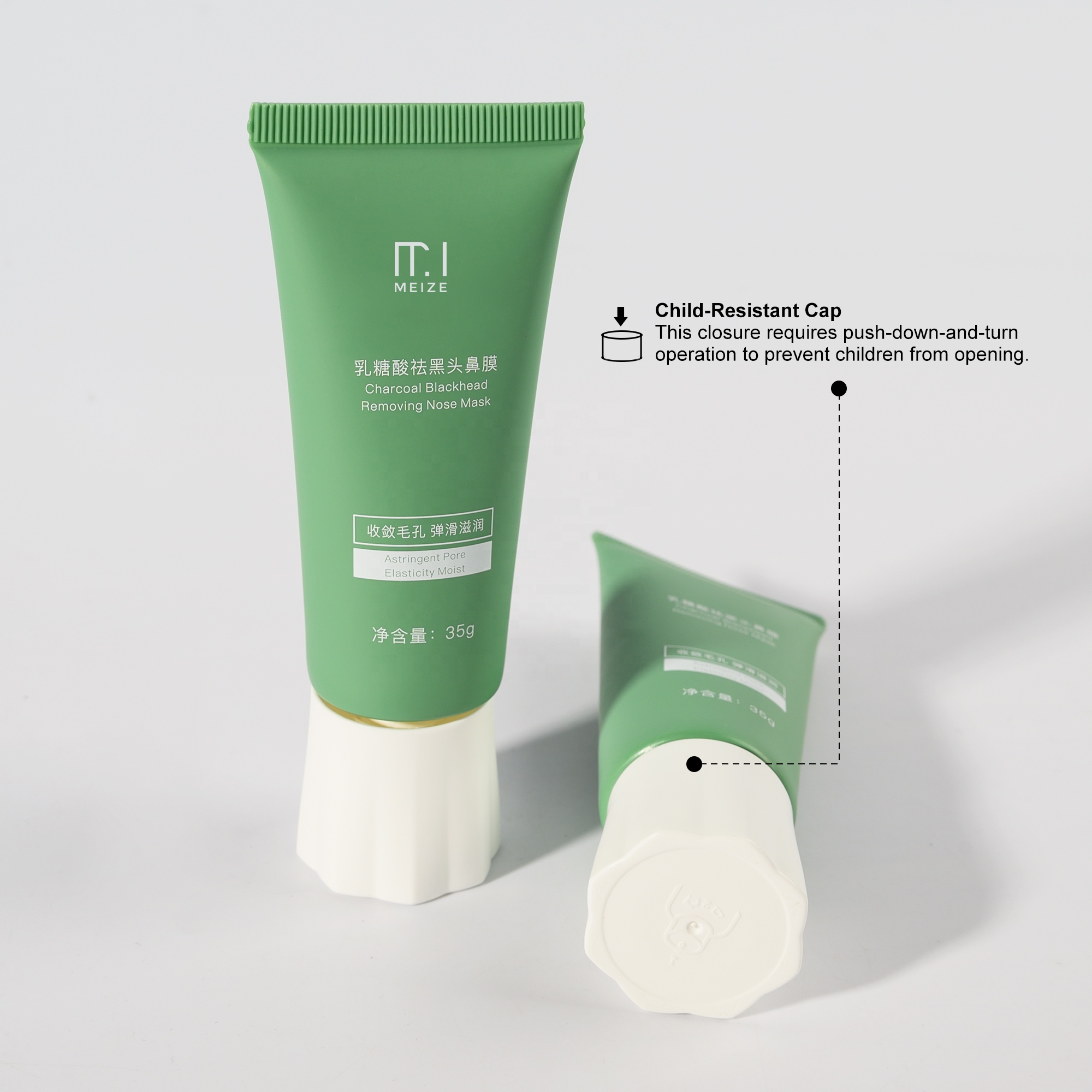 Tubo cosmetico riciclabile