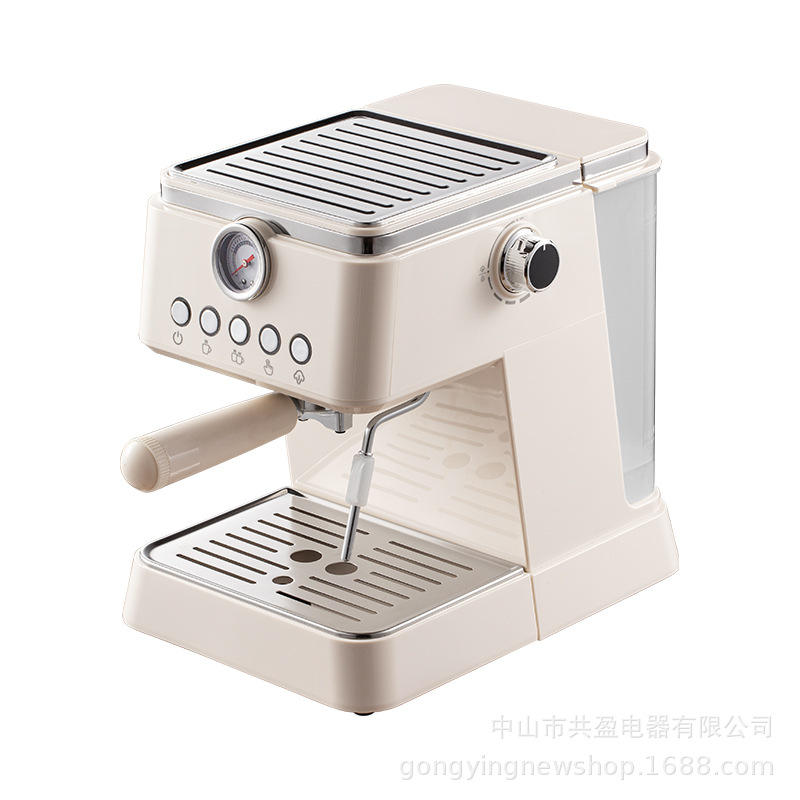 ปุ่มสีขาวพร้อมเกจวัดแรงดัน