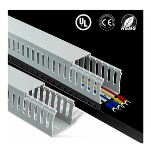 <strong>Free</strong> Samples Heat Resistant Steel Wiring Ducts with Good Insulation Multi-Color PVC Slotted Cable <strong>Trunking</strong> - Product Image 3