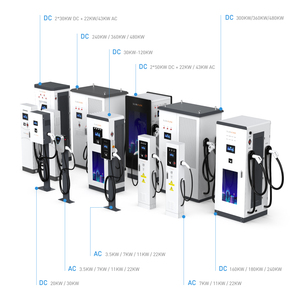 Sunark 15Kw 16Kw 17Kw lange Kabel Ev Ladestation mit Werbe display