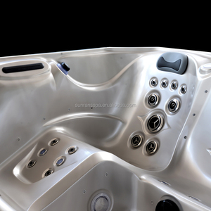 Sunrans cao cấp 8-người balboa Spa mùa hè bên cần thiết ngoài trời xoáy nước với máy bay phản lực massage ngoài trời bồn tắm nước nóng - Product Image 5