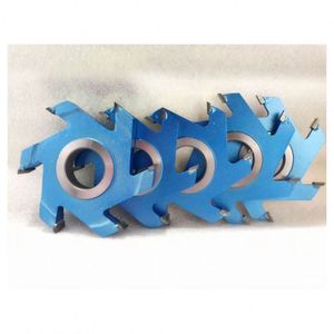 TEBAK Woodworking Tools Groove Spindle Cutter Blade Slotting Cutter 120*35*6T Profile Six-edge End Mill V Groove Cutter - Product Image 3
