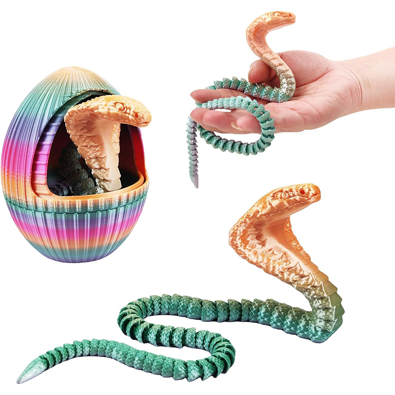 Oeuf de bonbon + serpent de 30 cm