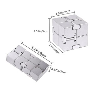 Sang trọng Infinity <span class=keywords><strong>Cube</strong></span> Prime cho căng thẳng và lo lắng phiên bản mới kim loại <span class=keywords><strong>Cube</strong></span> Thần Tài ngón tay đồ chơi - Product Image 4