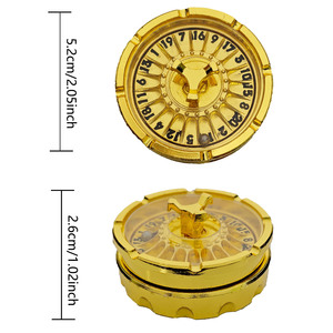 May mắn D20 kim loại chống căng thẳng la bàn <span class=keywords><strong>Fidget</strong></span> <span class=keywords><strong>Spinner</strong></span> Xúc xắc xoay cho vai trò chơi Trò chơi unisex 14 năm & Up - Product Image 5