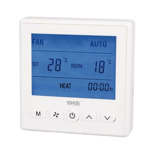 24VAC 0-10V режим управления HVAC комнатный термостат с внешним датчиком температуры для кондиционирования воздуха - Product Image 1
