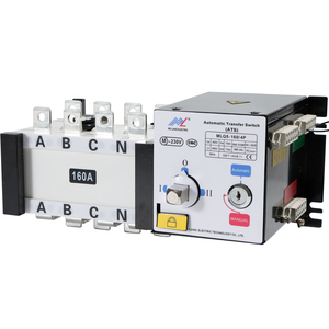 160A ATS 4 P 3เฟสสวิตช์โอนอัตโนมัติสำหรับเครื่องกำเนิดไฟฟ้า63A PC Class ใช้ในบ้าน160A 4เสาสวิตช์เปลี่ยนอัตโนมัติ - Product Image 1