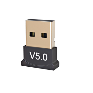 USB 5.0加密狗CSR V5.0接收器适配器ABS塑料无线蓝牙适配器，适用于电脑和笔记本电脑音频 - Product Image 1